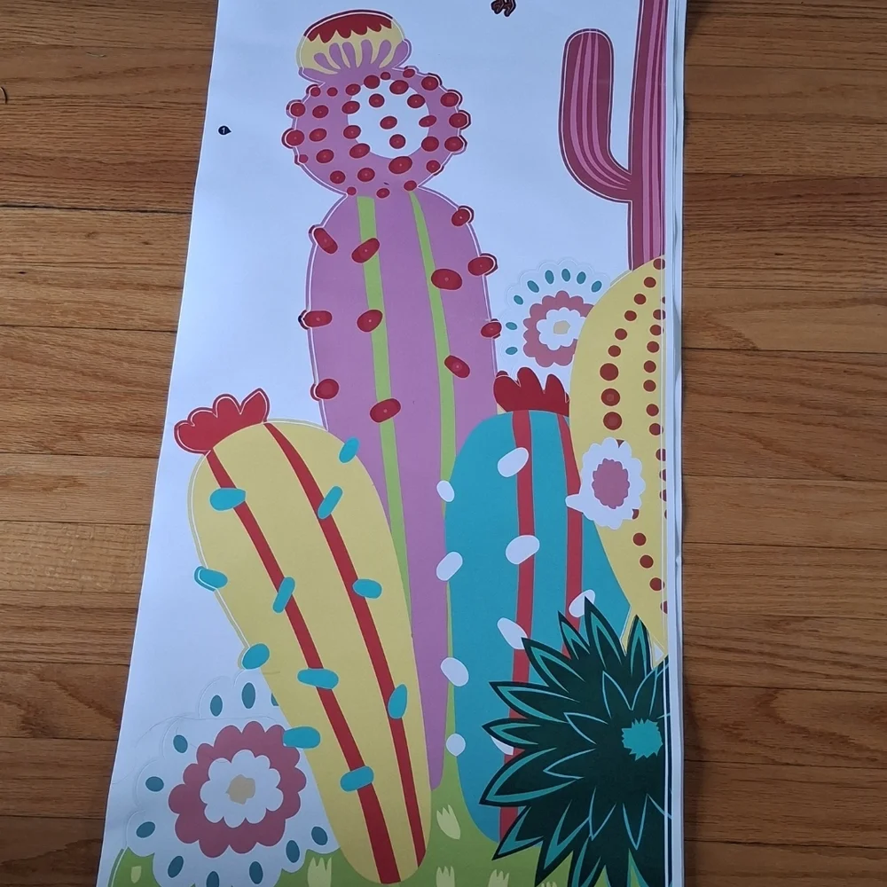 Colorful Cactus Art Print